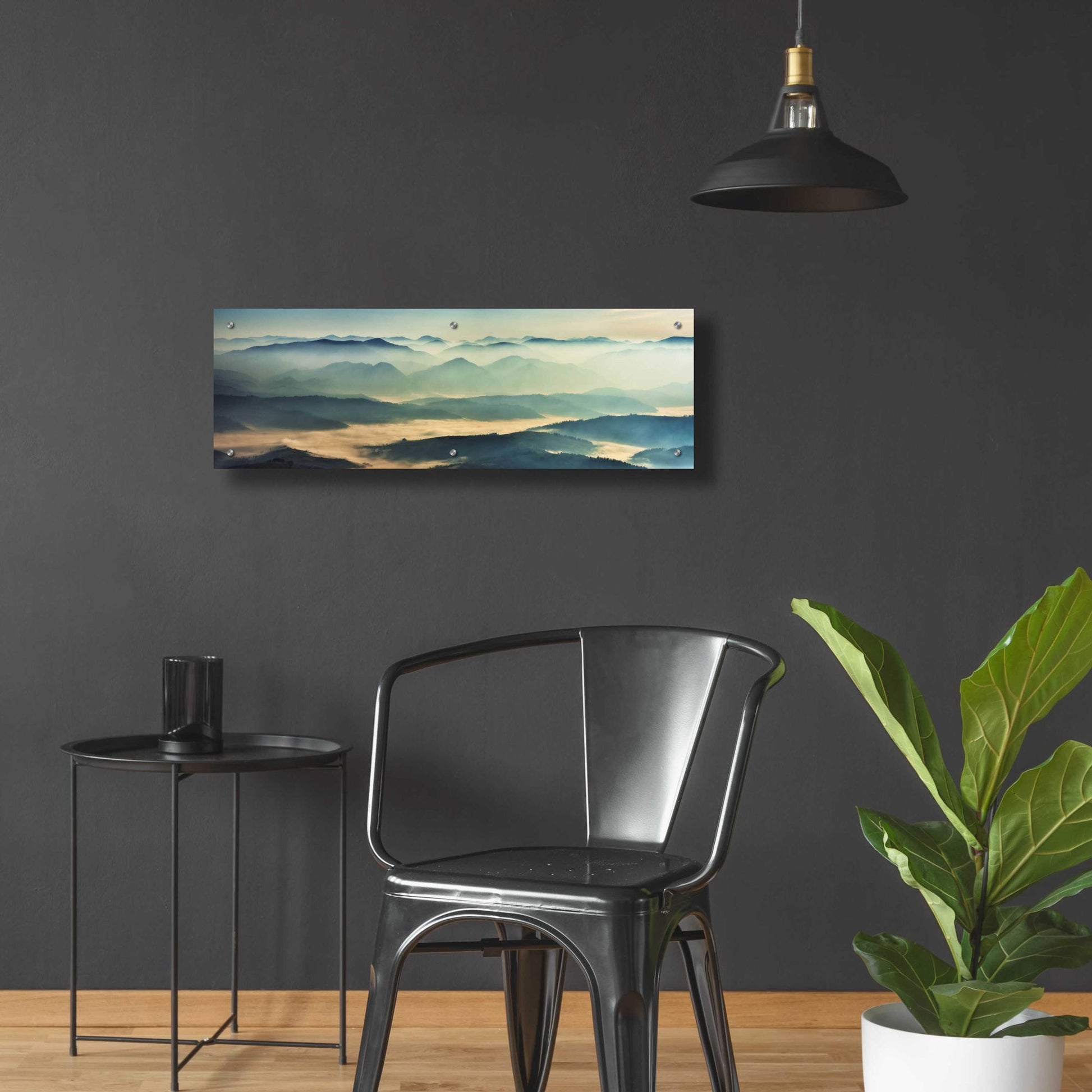 Epic Art 'The Unknown' by Epic Portfolio, Acrylic Glass Wall Art,36x12