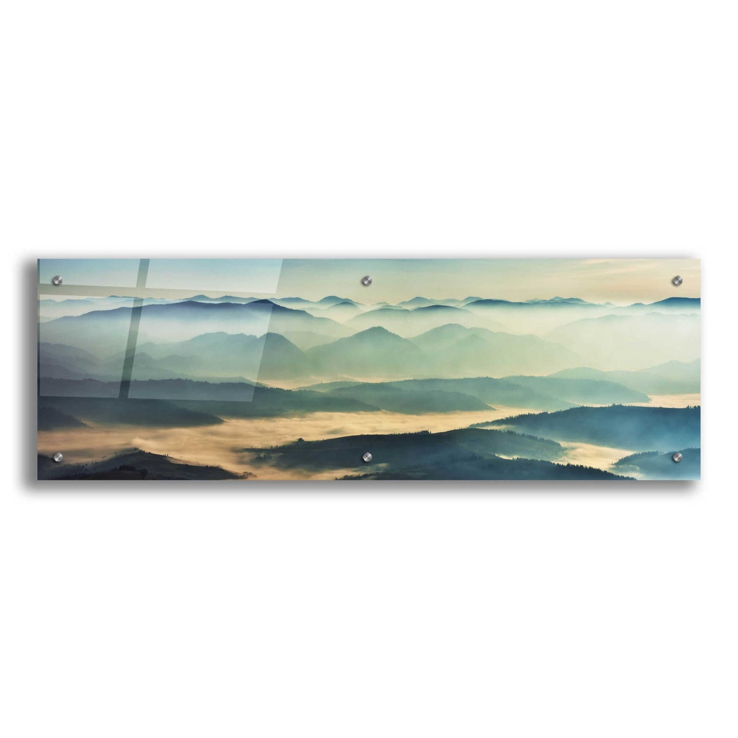 Epic Art 'The Unknown' by Epic Portfolio, Acrylic Glass Wall Art,36x12