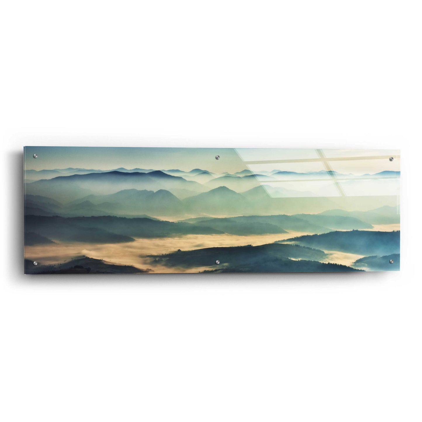 Epic Art 'The Unknown' by Epic Portfolio, Acrylic Glass Wall Art,48x16