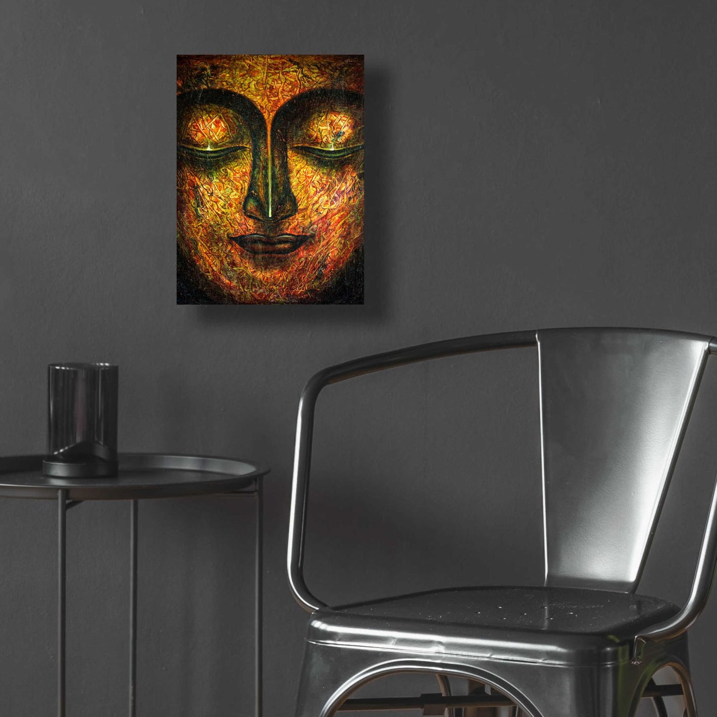 Epic Art 'Tranquil Budha' by Epic Portfolio, Acrylic Glass Wall Art,12x16