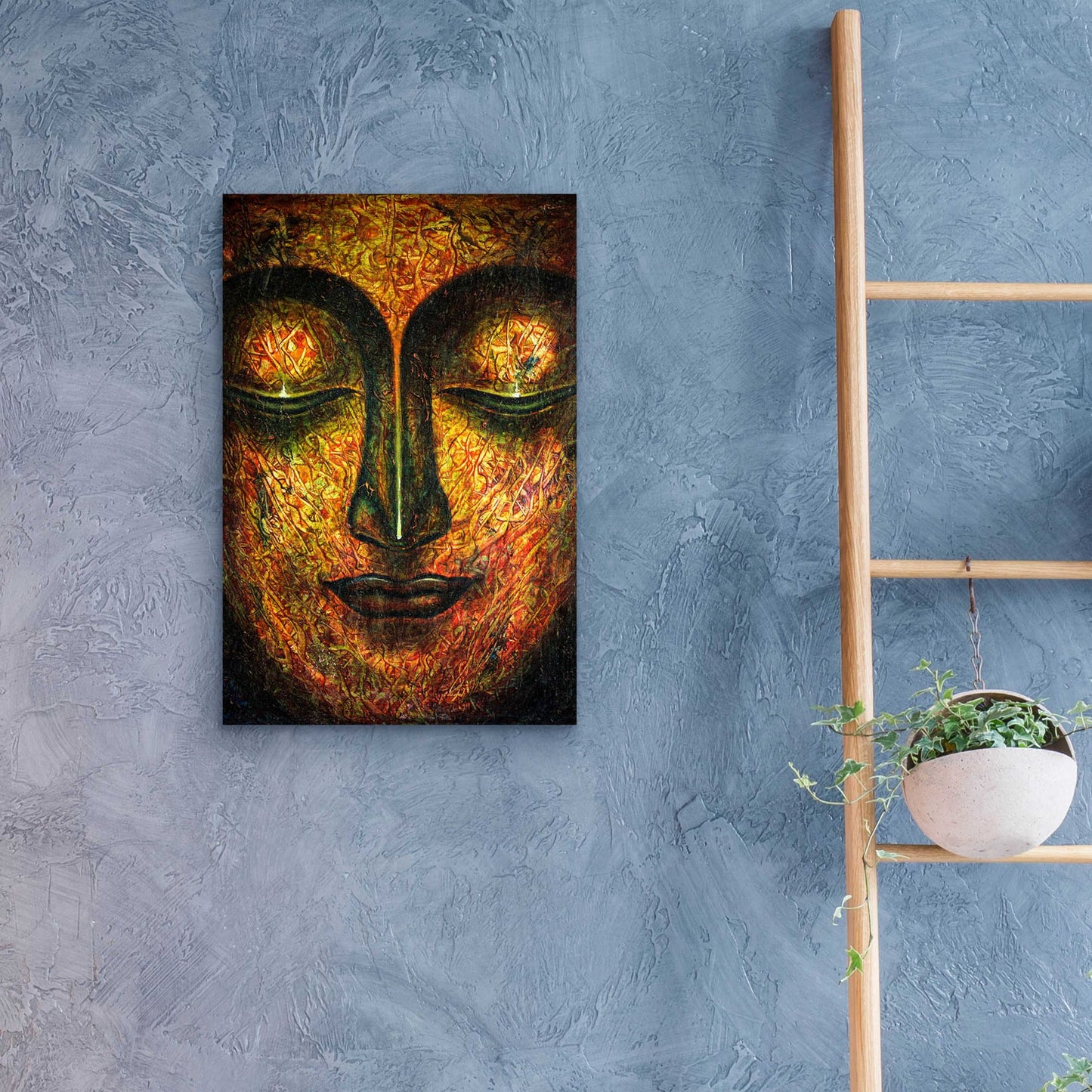 Epic Art 'Tranquil Budha' by Epic Portfolio, Acrylic Glass Wall Art,16x24