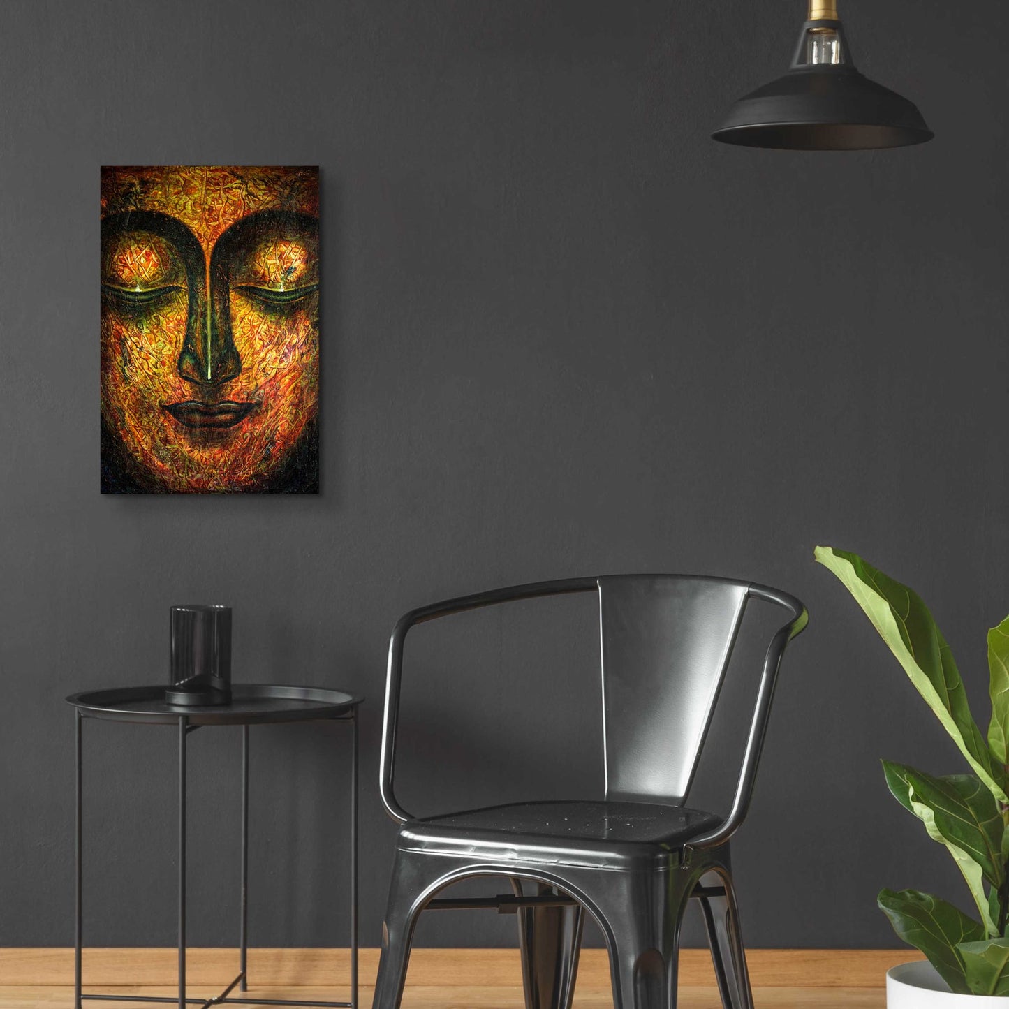 Epic Art 'Tranquil Budha' by Epic Portfolio, Acrylic Glass Wall Art,16x24