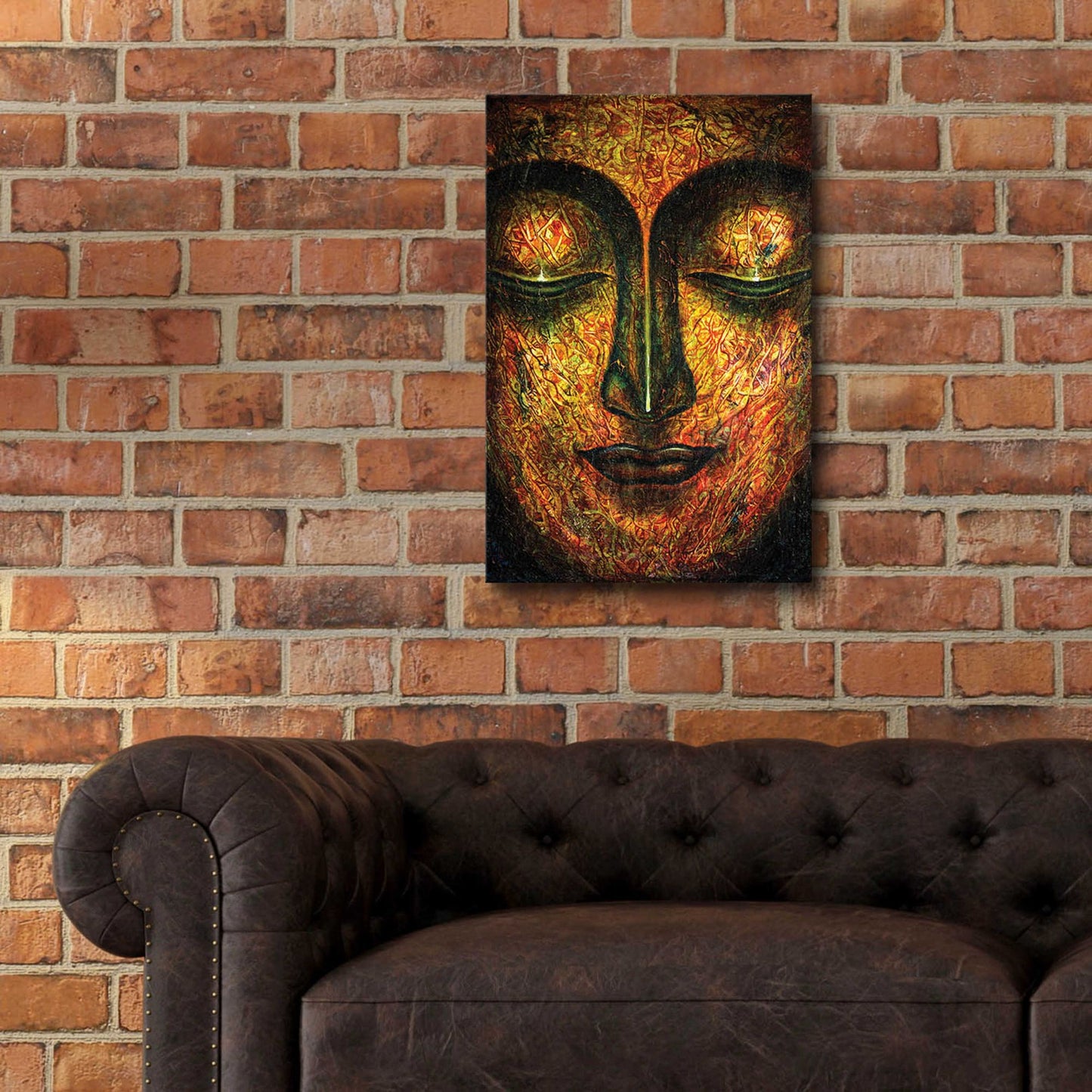 Epic Art 'Tranquil Budha' by Epic Portfolio, Acrylic Glass Wall Art,16x24