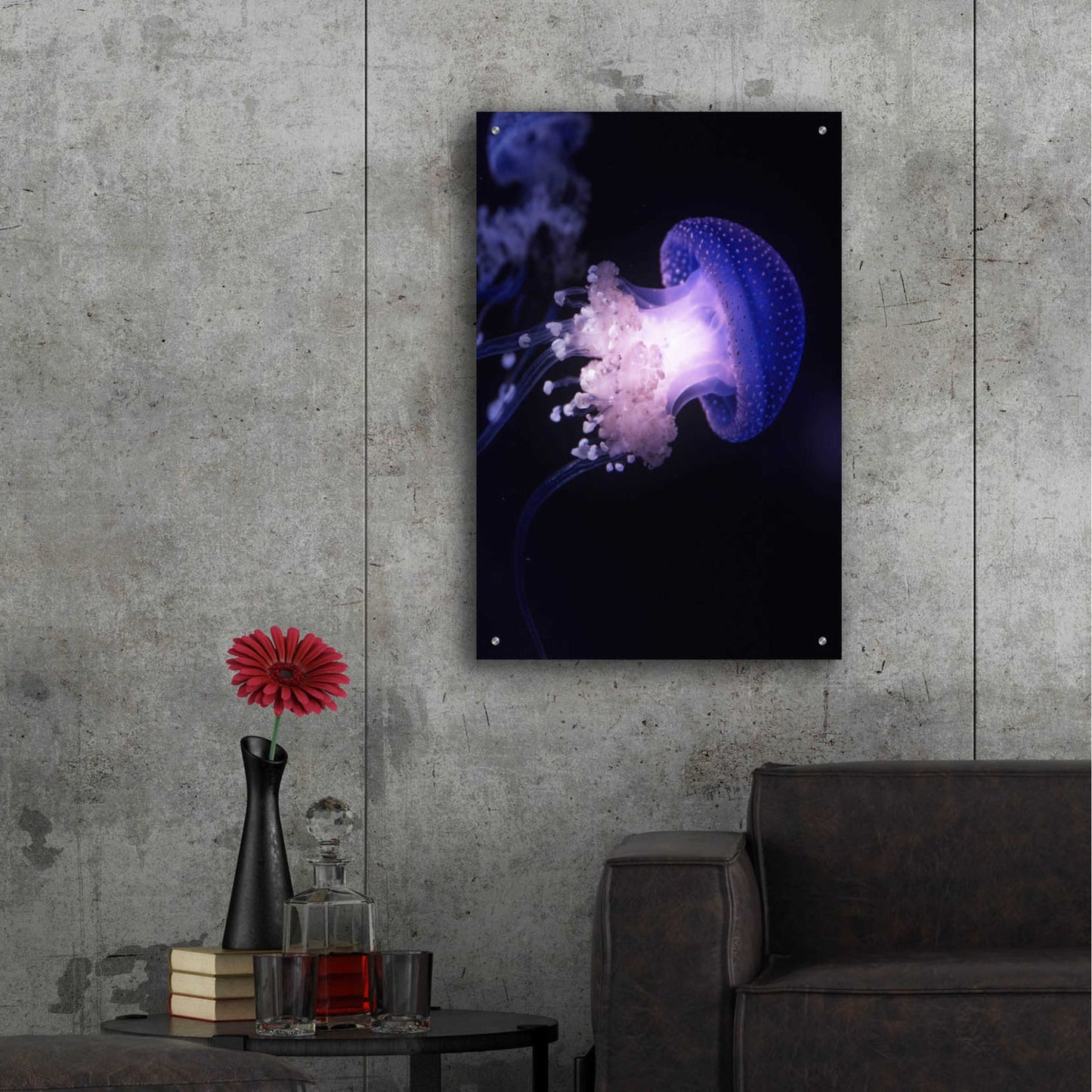 Epic Art 'Underwater Mushroom' by Epic Portfolio, Acrylic Glass Wall Art,24x36