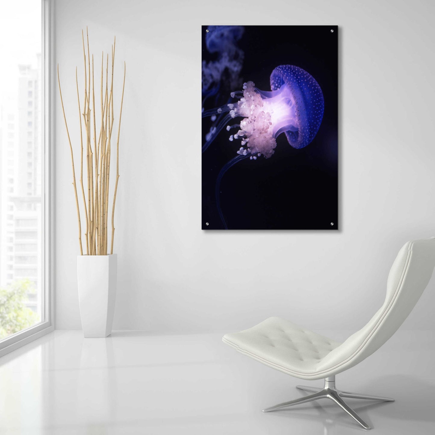 Epic Art 'Underwater Mushroom' by Epic Portfolio, Acrylic Glass Wall Art,24x36