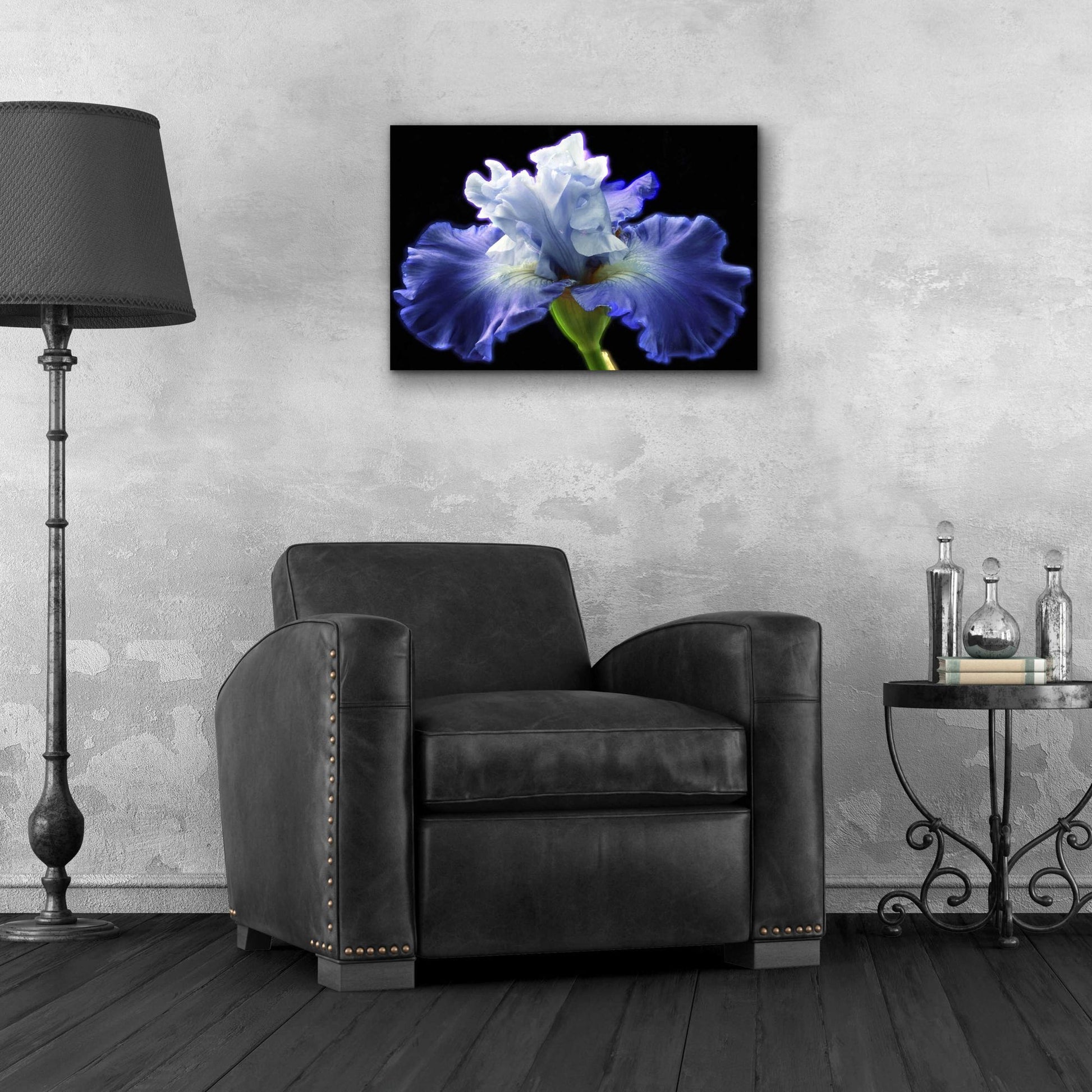 Epic Art 'Violet Blaze ' by Epic Portfolio, Acrylic Glass Wall Art,24x16