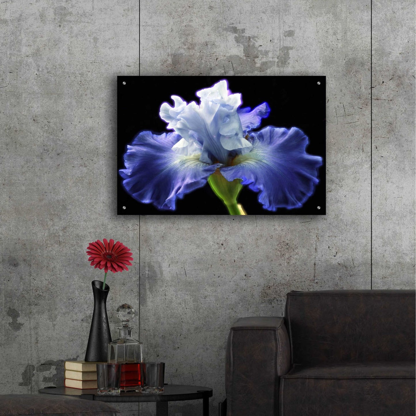 Epic Art 'Violet Blaze ' by Epic Portfolio, Acrylic Glass Wall Art,36x24