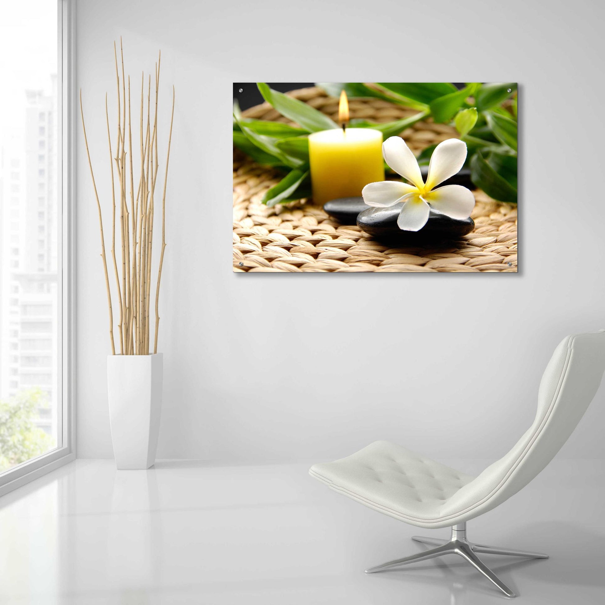 Epic Art 'Zen Moments' by Epic Portfolio, Acrylic Glass Wall Art,36x24