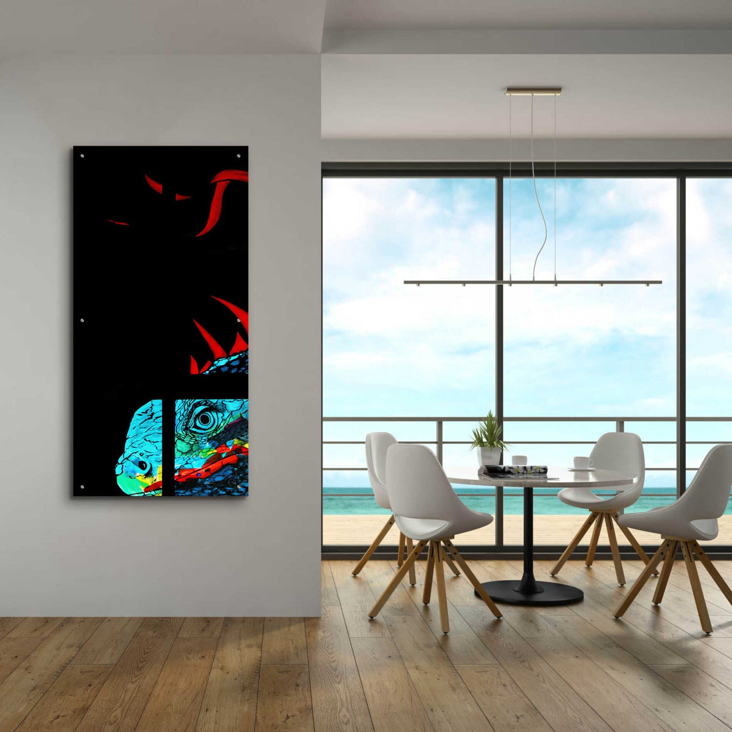 Epic Art 'Yum!' by Rita Shimelfarb, Acrylic Glass Wall Art,24x48