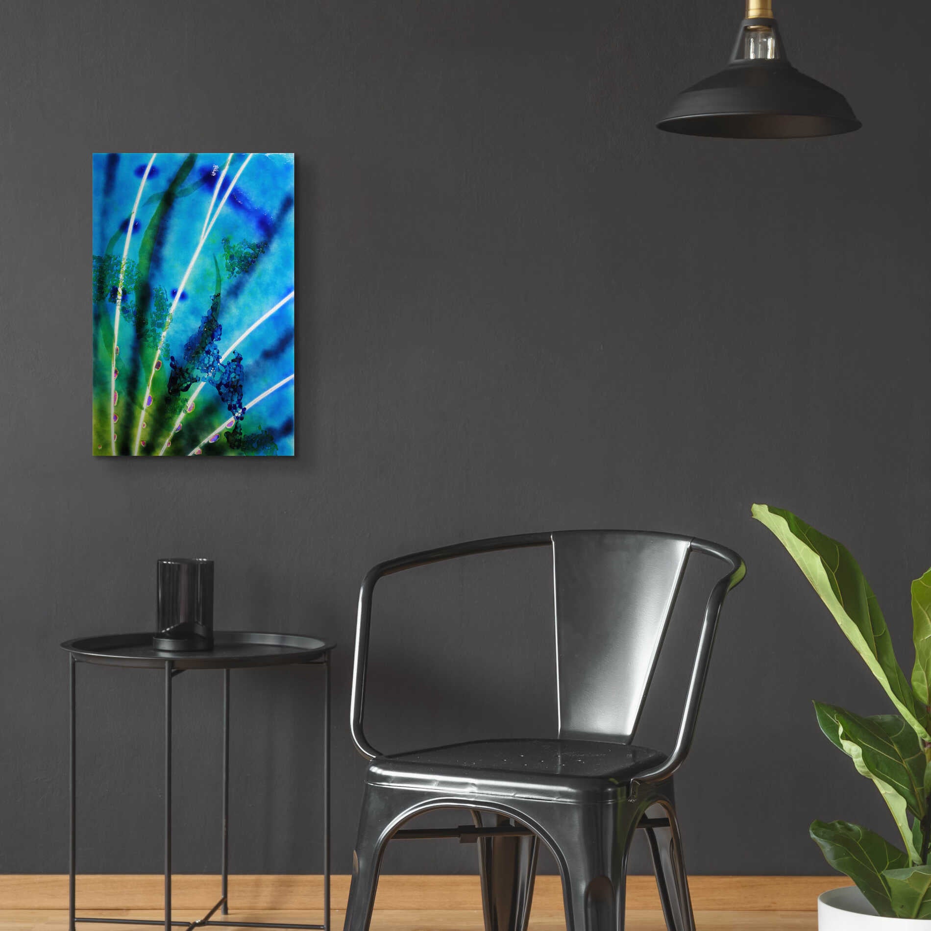 Epic Art 'Lion Fish Fin' by Rita Shimelfarb, Acrylic Glass Wall Art,16x24