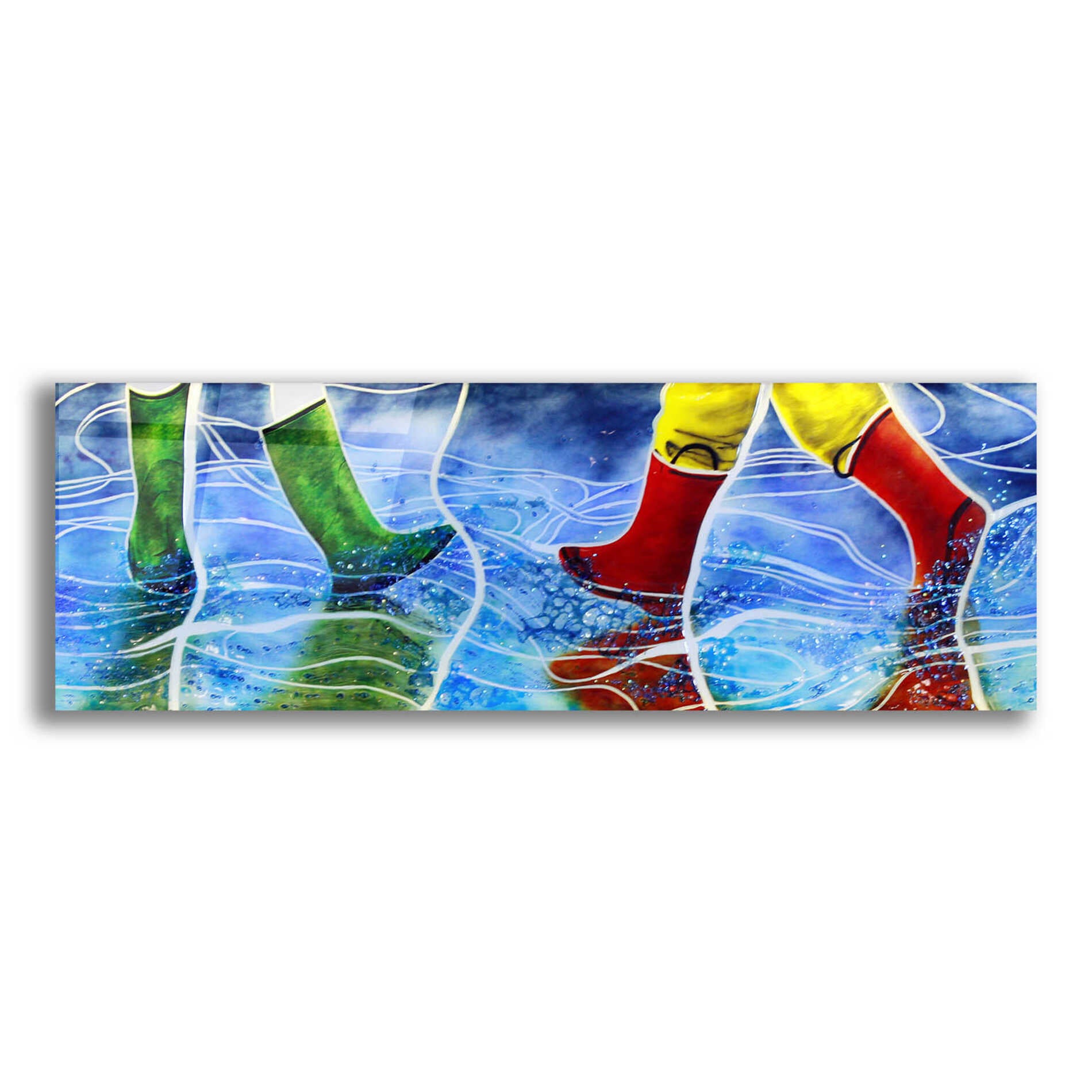 Epic Art 'Water' by Rita Shimelfarb, Acrylic Glass Wall Art