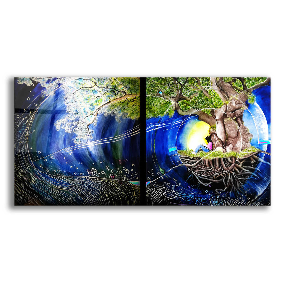 Epic Art 'Refuge' by Rita Shimelfarb, Acrylic Glass Wall Art