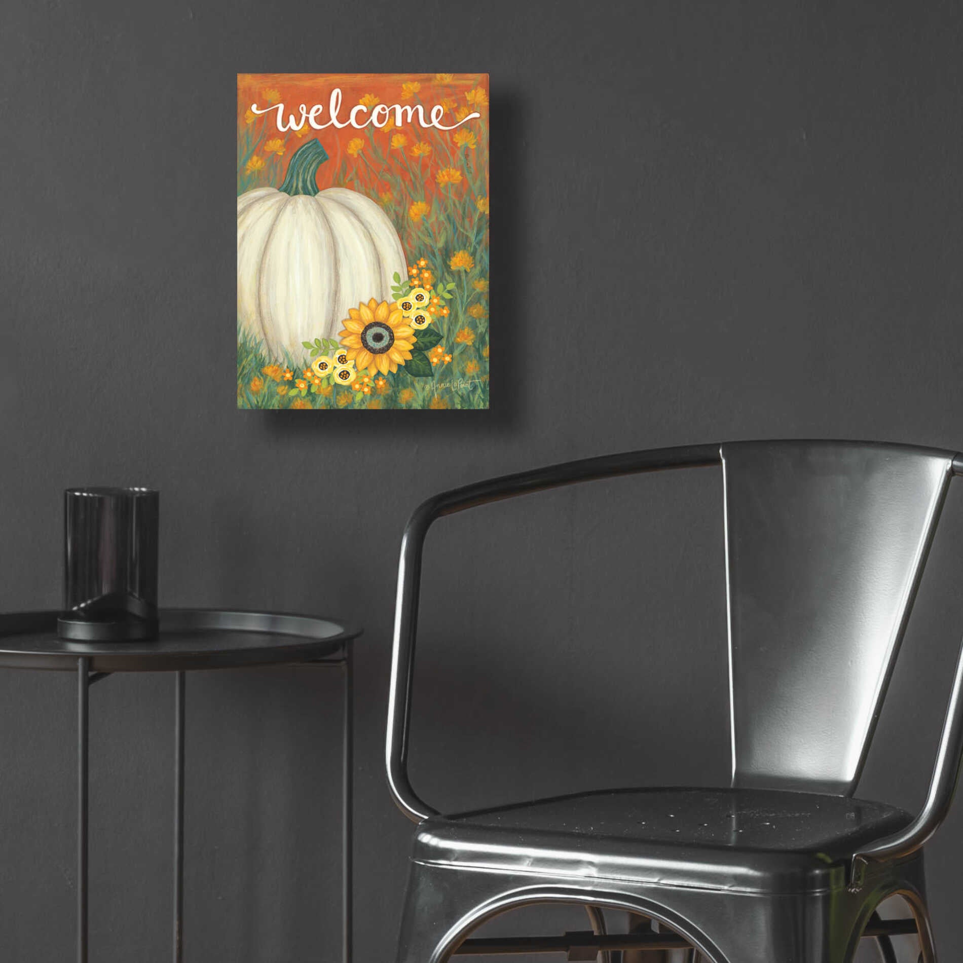 Epic Art 'Pumpkin Patch' by Annie LaPoint, Acrylic Glass Wall Art,12x16