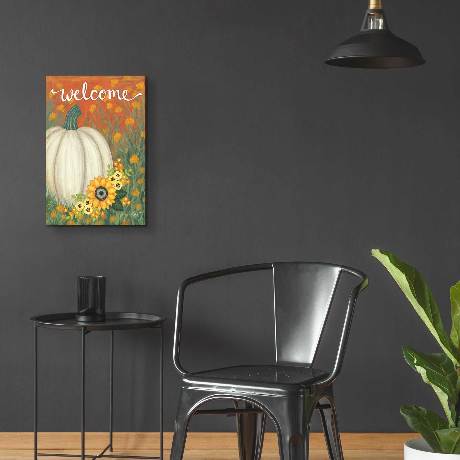Epic Art 'Pumpkin Patch' by Annie LaPoint, Acrylic Glass Wall Art,16x24