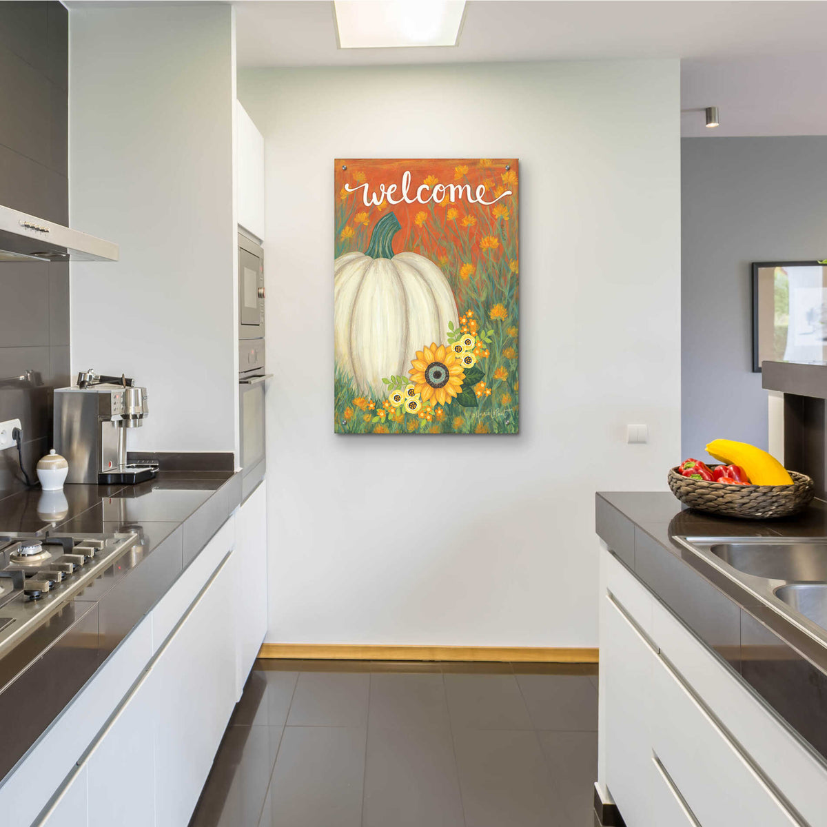 Epic Art 'Pumpkin Patch' by Annie LaPoint, Acrylic Glass Wall Art,24x36