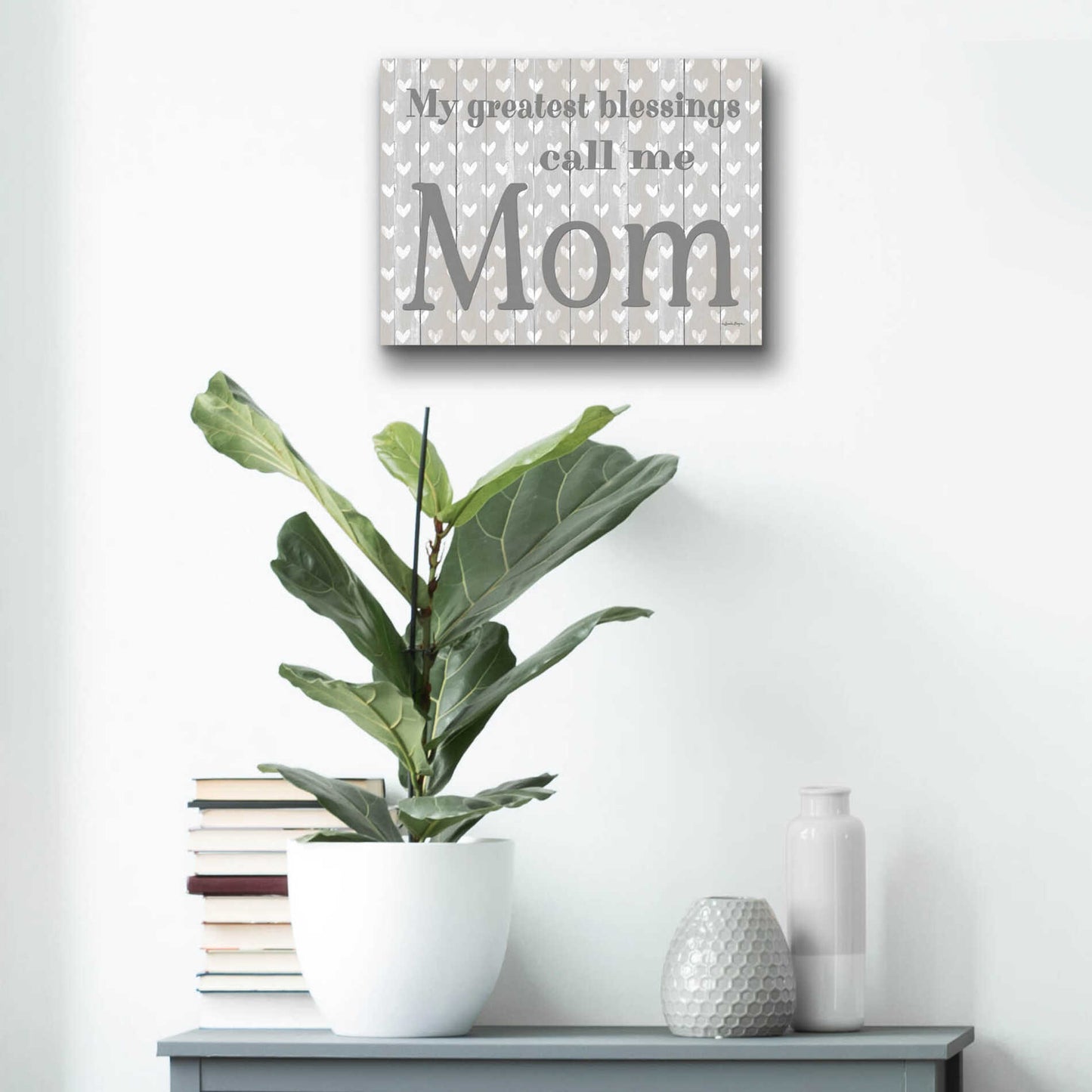 Epic Art 'My Greatest Blessings Call Me Mom' by Susie Boyer, Acrylic Glass Wall Art,16x12