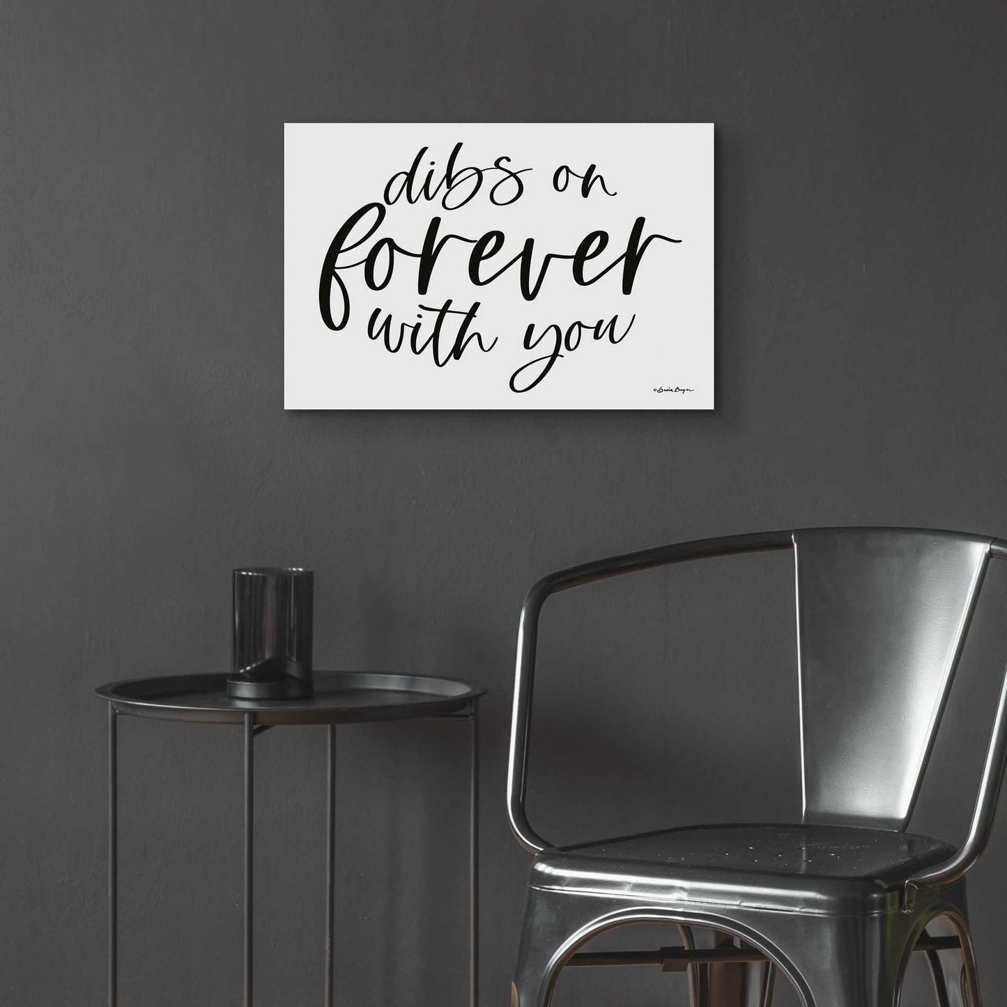 Epic Art 'Dibs on Forever with You' by Susie Boyer, Acrylic Glass Wall Art,24x16