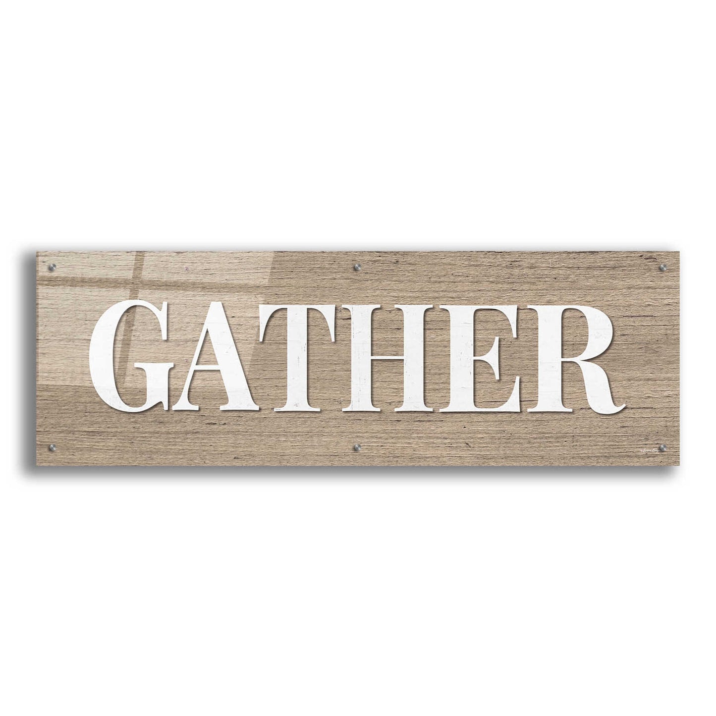 Epic Art 'Gather ' by Susie Boyer, Acrylic Glass Wall Art,48x16