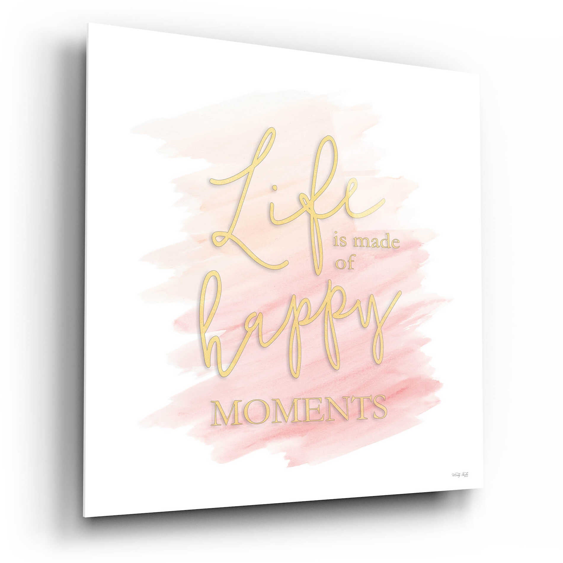 Epic Art 'Happy Moments' by Cindy Jacobs, Acrylic Glass Wall Art,12x12