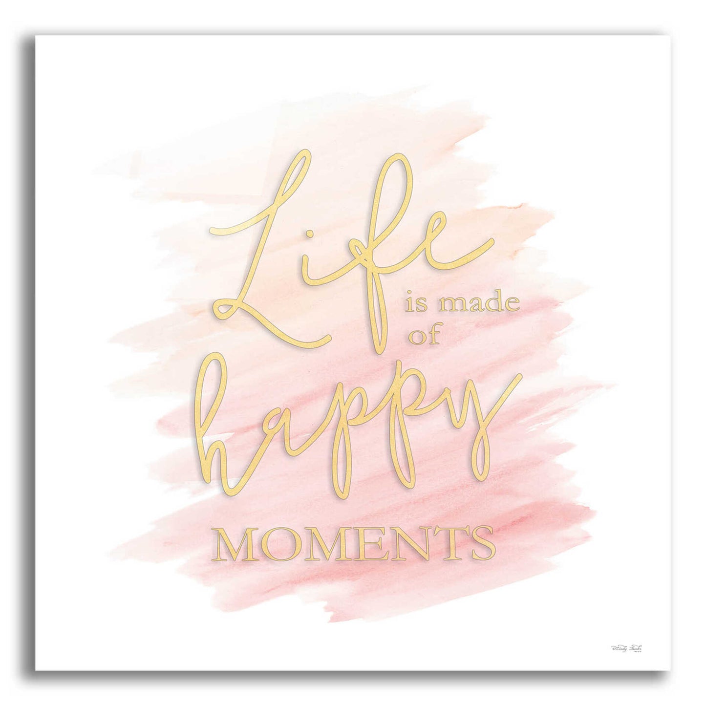 Epic Art 'Happy Moments' by Cindy Jacobs, Acrylic Glass Wall Art,12x12