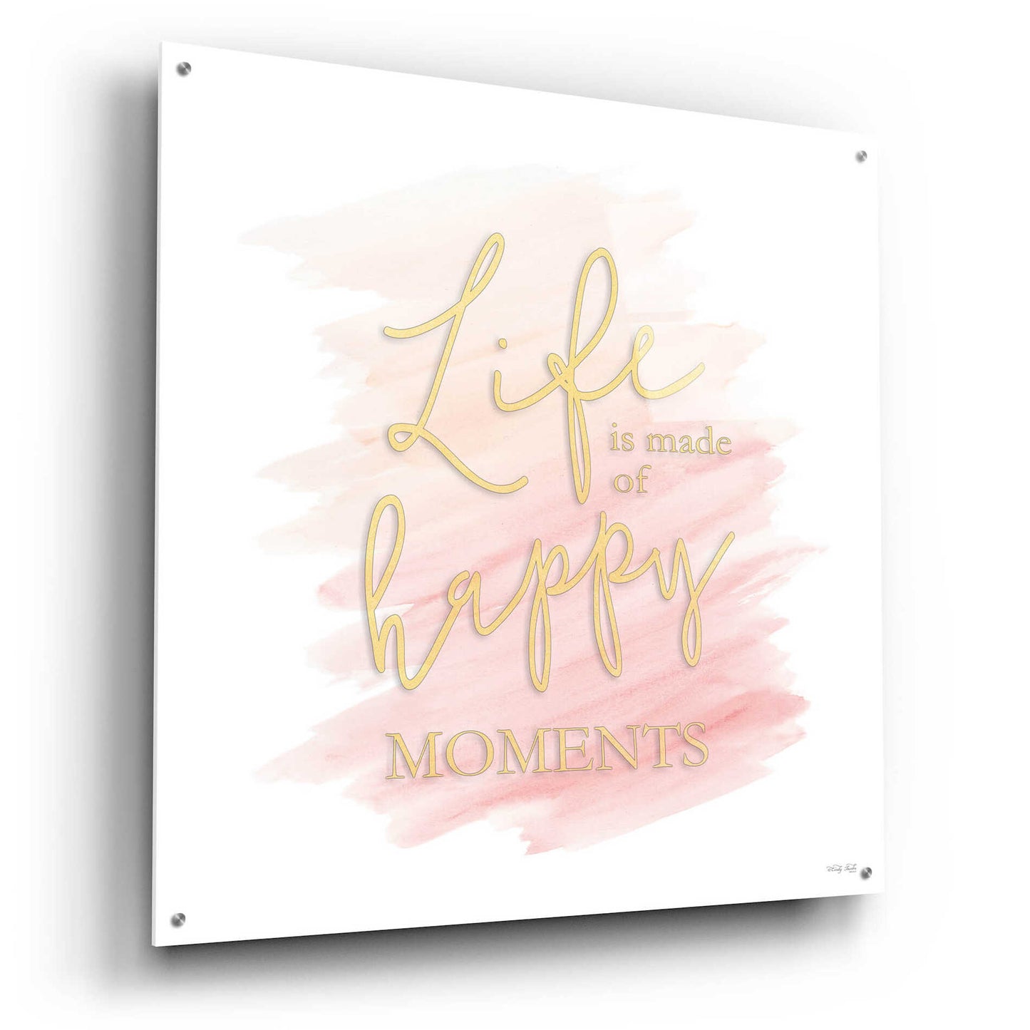 Epic Art 'Happy Moments' by Cindy Jacobs, Acrylic Glass Wall Art,36x36