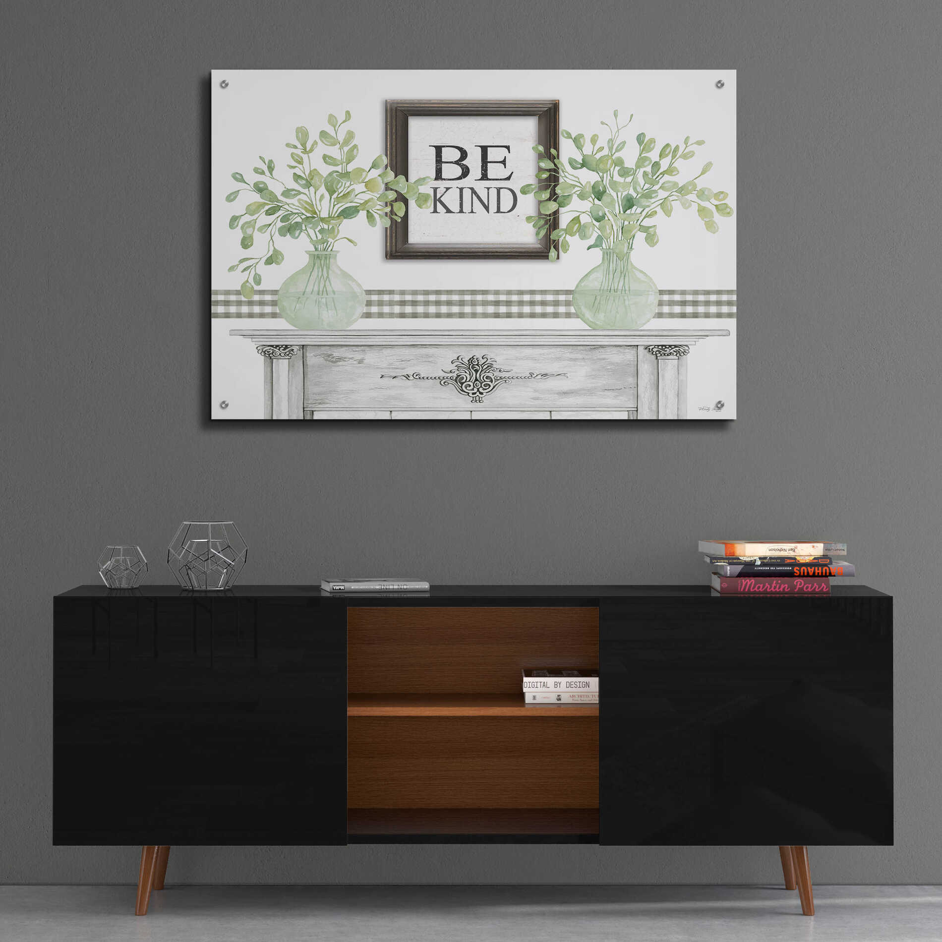 Epic Art 'Be Kind Table' by Cindy Jacobs, Acrylic Glass Wall Art,36x24