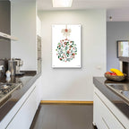 Epic Art 'Christmas Ornament II' by Cindy Jacobs, Acrylic Glass Wall Art,24x36