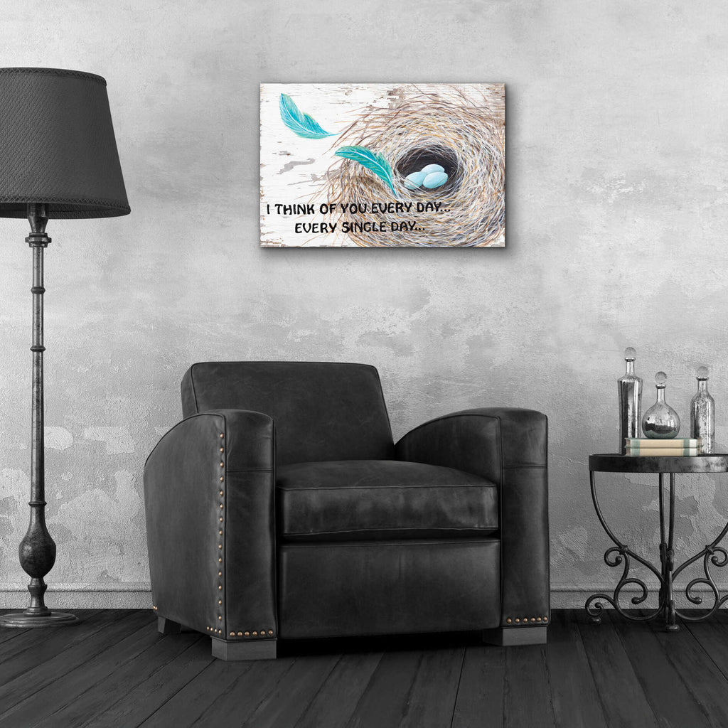 Epic Art 'I Think of You ' by Diane Fifer, Acrylic Glass Wall Art,24x16