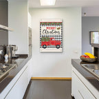 Epic Art 'Merry Christmas Red Truck' by Deb Strain, Acrylic Glass Wall Art,24x36