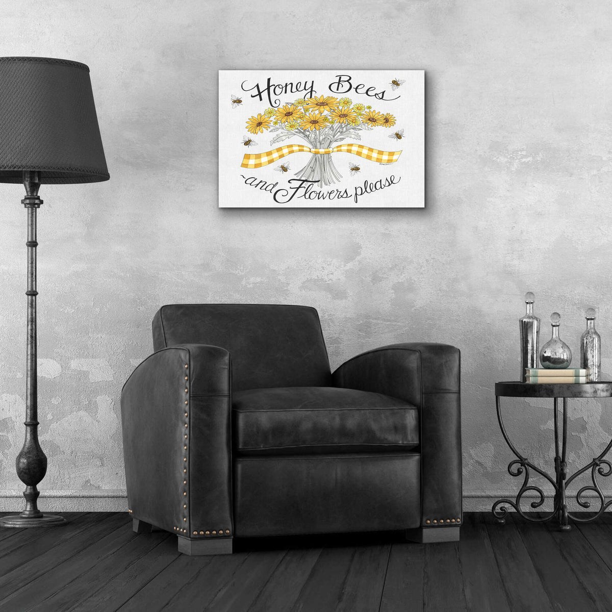 Epic Art 'Flowers Please' by Deb Strain, Acrylic Glass Wall Art,24x16