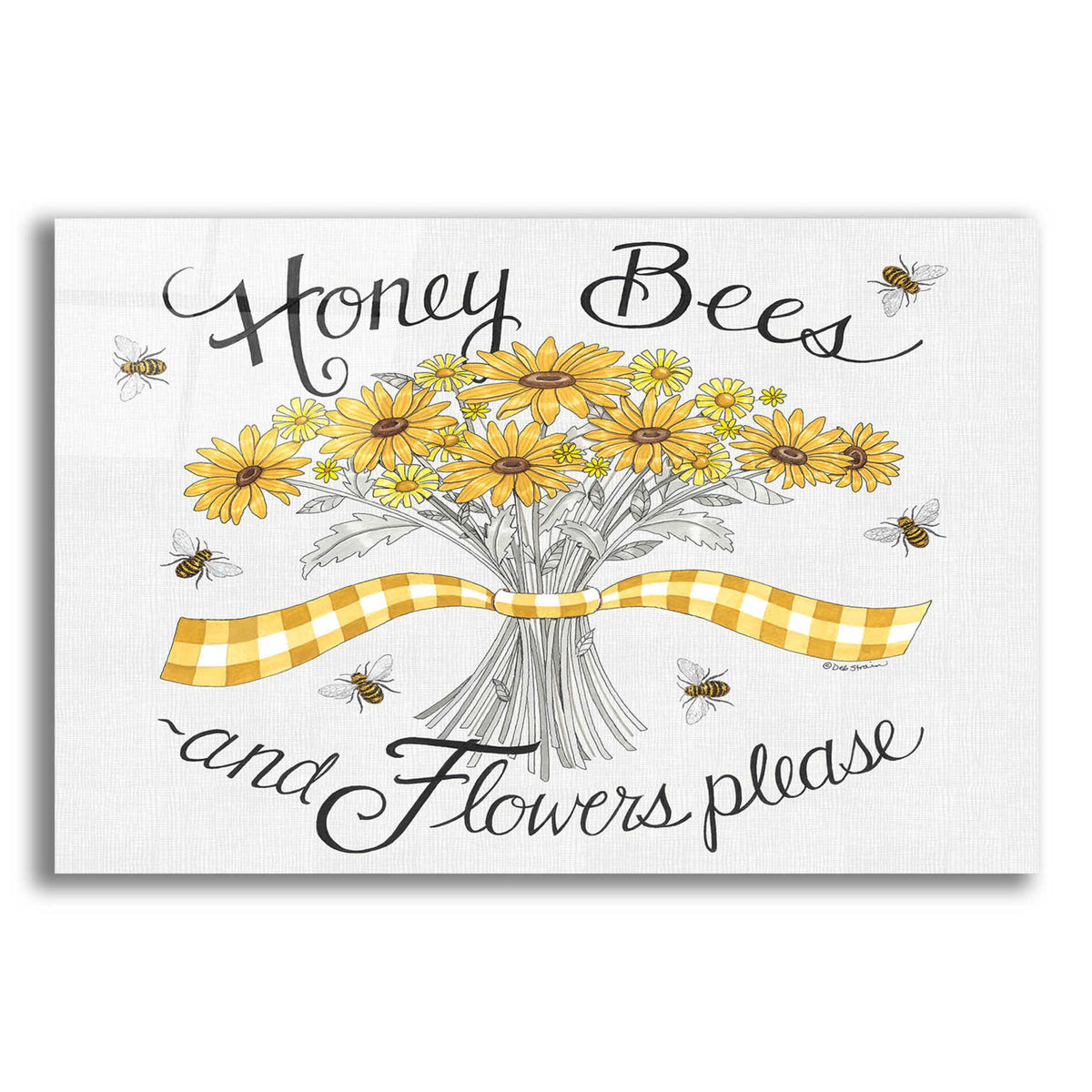 Epic Art 'Flowers Please' by Deb Strain, Acrylic Glass Wall Art