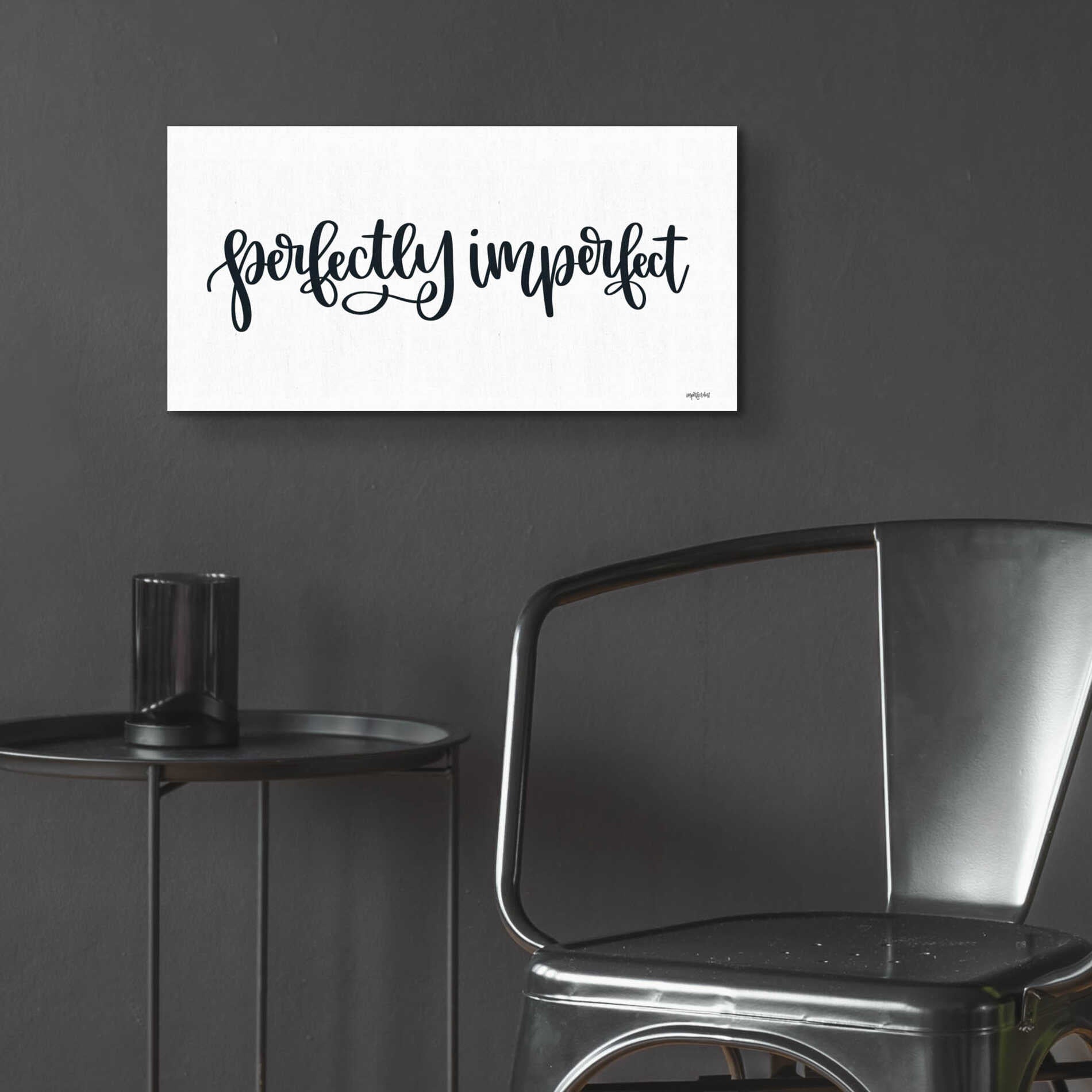 Epic Art 'Perfectly Imperfect ' by Imperfect Dust, Acrylic Glass Wall Art,24x12