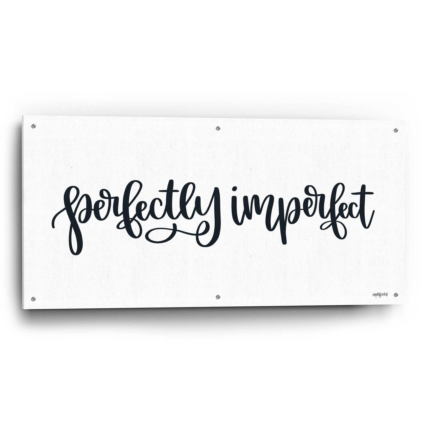 Epic Art 'Perfectly Imperfect ' by Imperfect Dust, Acrylic Glass Wall Art,48x24