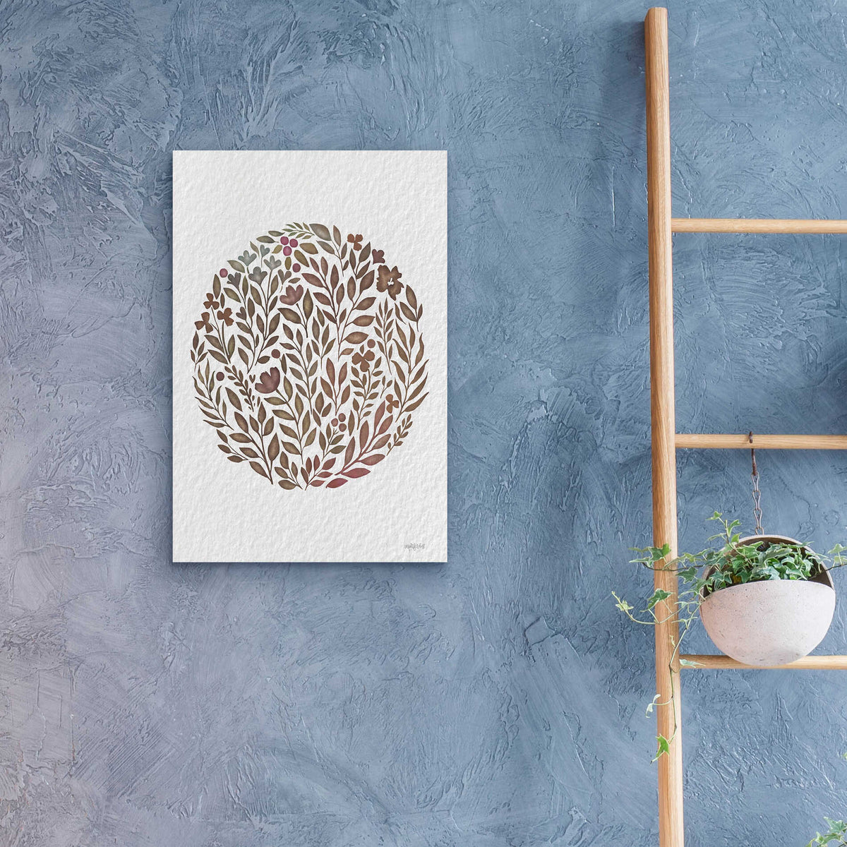 Epic Art 'Fall Florals' by Imperfect Dust, Acrylic Glass Wall Art,16x24