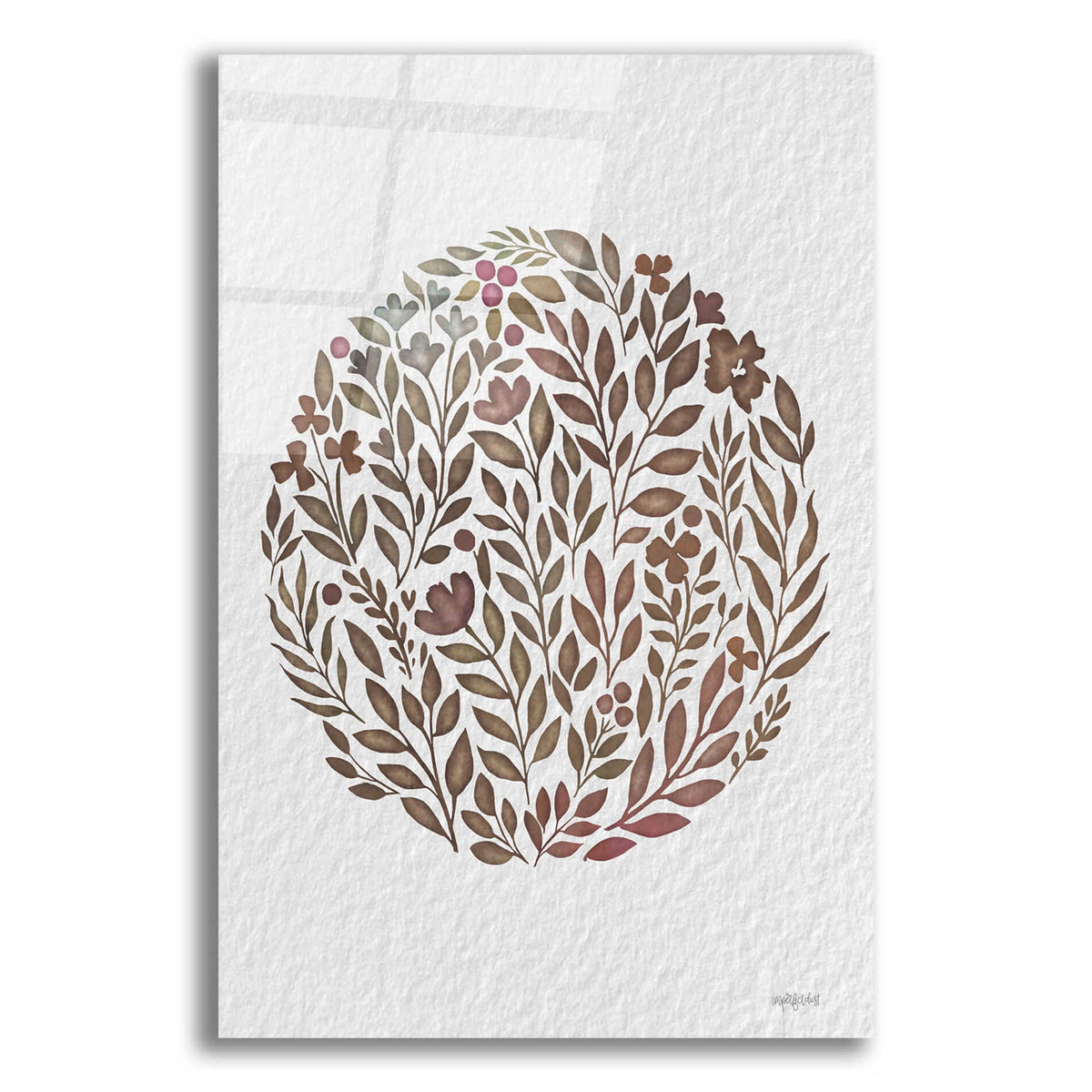 Epic Art 'Fall Florals' by Imperfect Dust, Acrylic Glass Wall Art