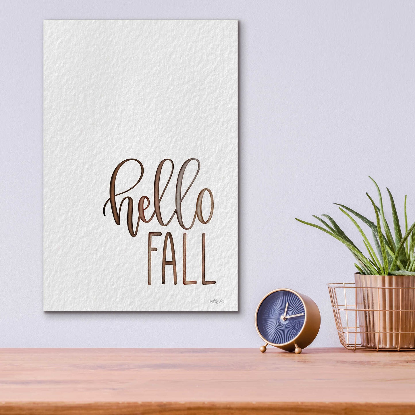 Epic Art 'Hello Fall 2' by Imperfect Dust, Acrylic Glass Wall Art,12x16