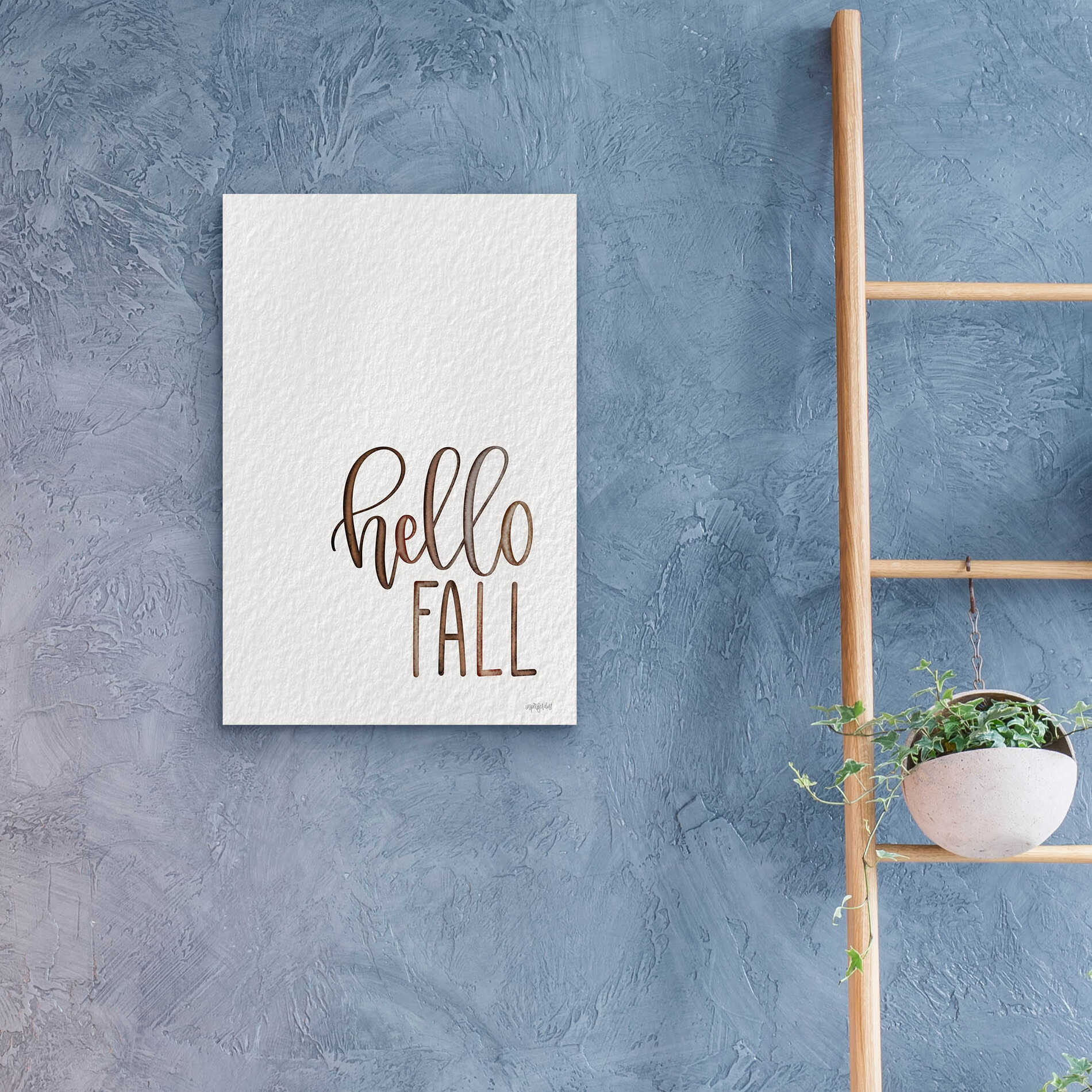 Epic Art 'Hello Fall 2' by Imperfect Dust, Acrylic Glass Wall Art,16x24