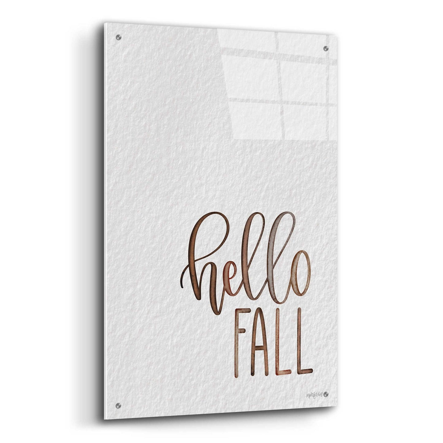 Epic Art 'Hello Fall 2' by Imperfect Dust, Acrylic Glass Wall Art,24x36