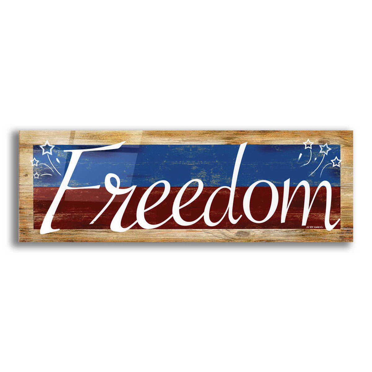 Epic Art 'Freedom' by Ed Wargo, Acrylic Glass Wall Art