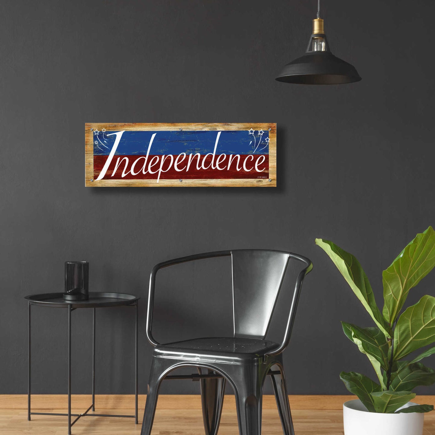 Epic Art 'Independence' by Ed Wargo, Acrylic Glass Wall Art,36x12