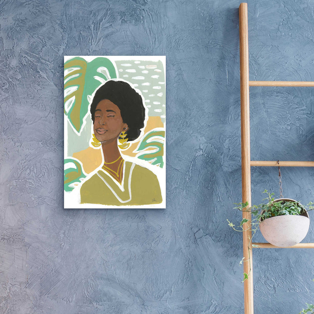 Epic Art 'Tropics' by Jessica Mingo, Acrylic Glass Wall Art,16x24
