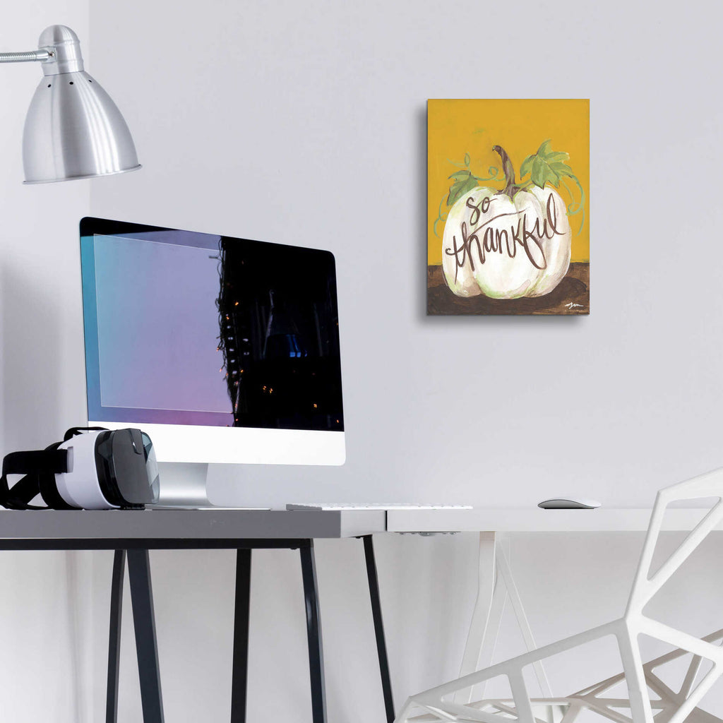 Epic Art 'So Thankful' by Jessica Mingo, Acrylic Glass Wall Art,12x16