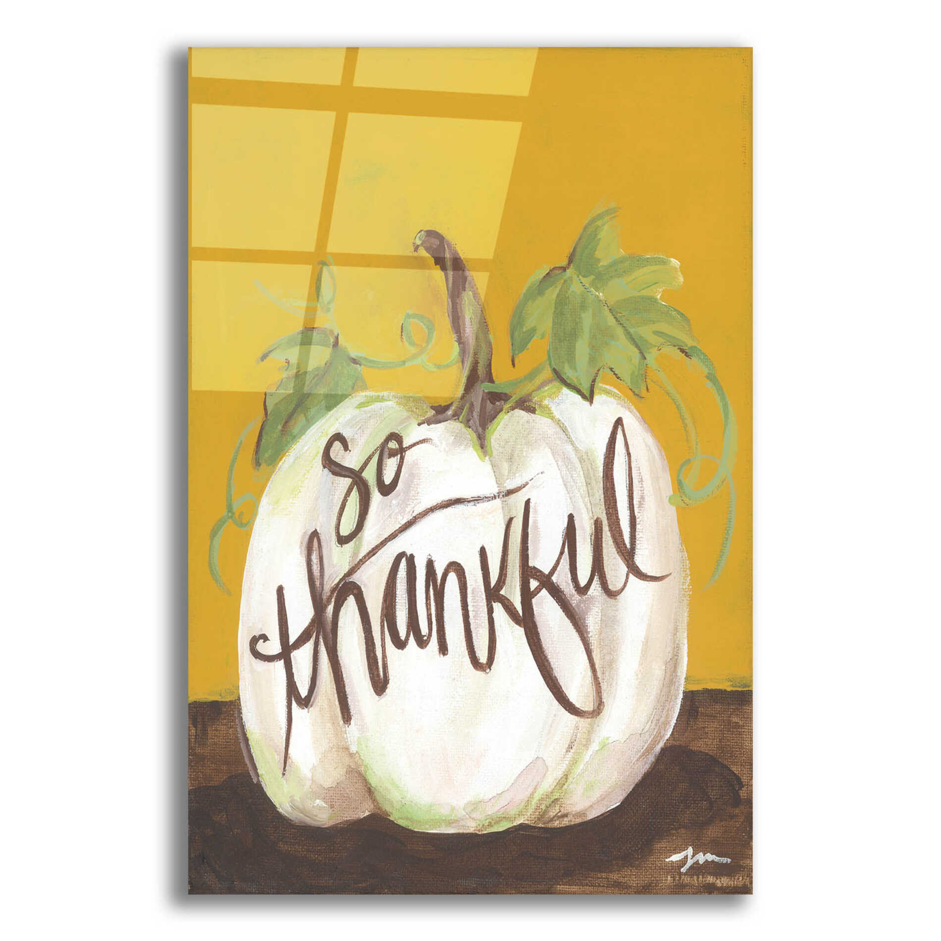 Epic Art 'So Thankful' by Jessica Mingo, Acrylic Glass Wall Art,16x24