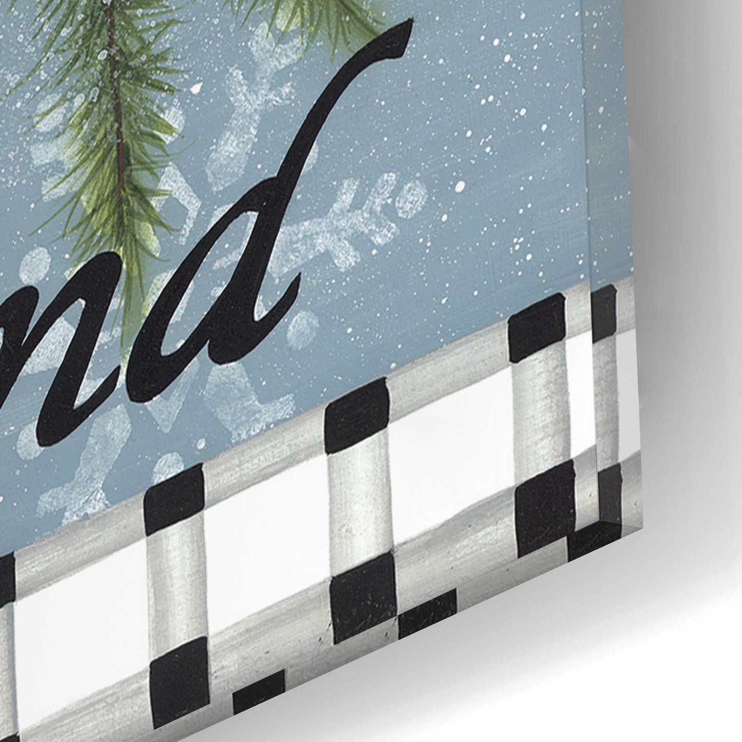 Epic Art 'Winter Wonderland' by Lisa Kennedy, Acrylic Glass Wall Art,12x16