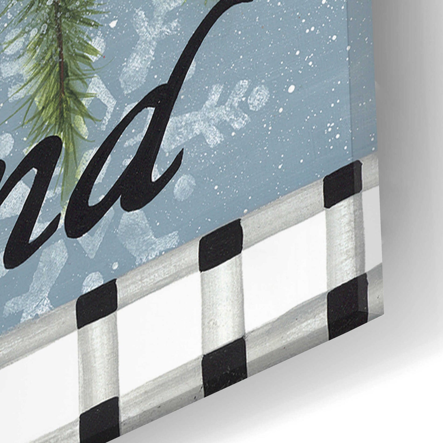 Epic Art 'Winter Wonderland' by Lisa Kennedy, Acrylic Glass Wall Art,16x24