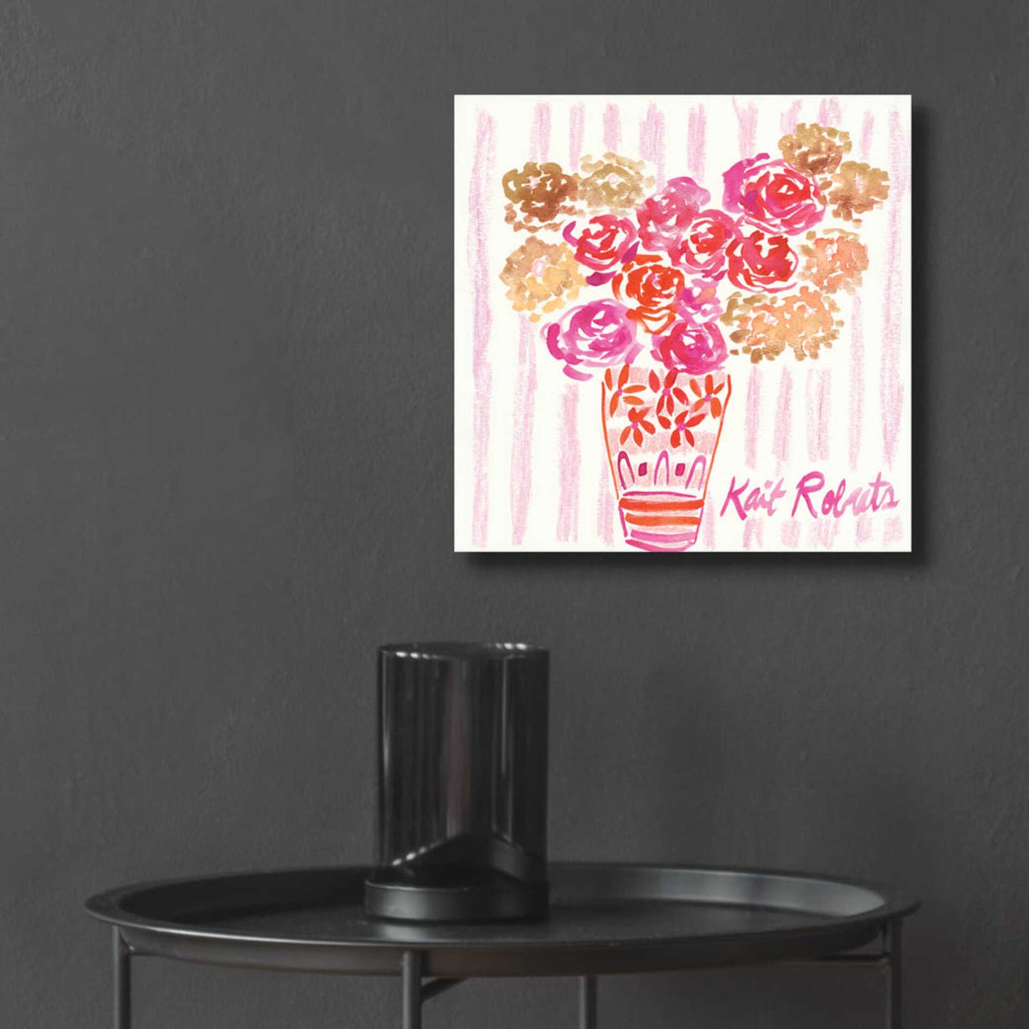 Epic Art 'Boudoir Blooms' by Kait Roberts, Acrylic Glass Wall Art,12x12