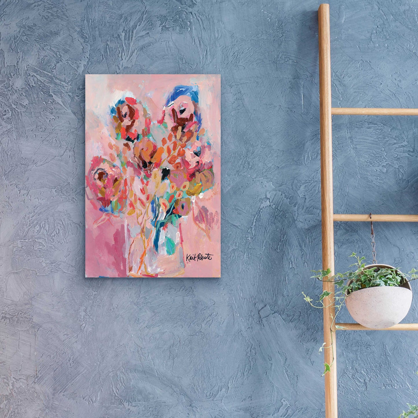 Epic Art 'Dream Blooms' by Kait Roberts, Acrylic Glass Wall Art,16x24