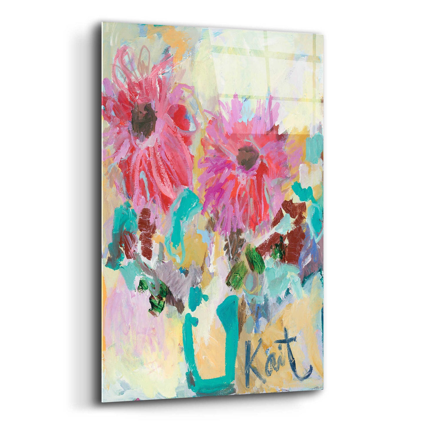 Epic Art 'In My Heart We're Always Kissing' by Kait Roberts, Acrylic Glass Wall Art,12x16