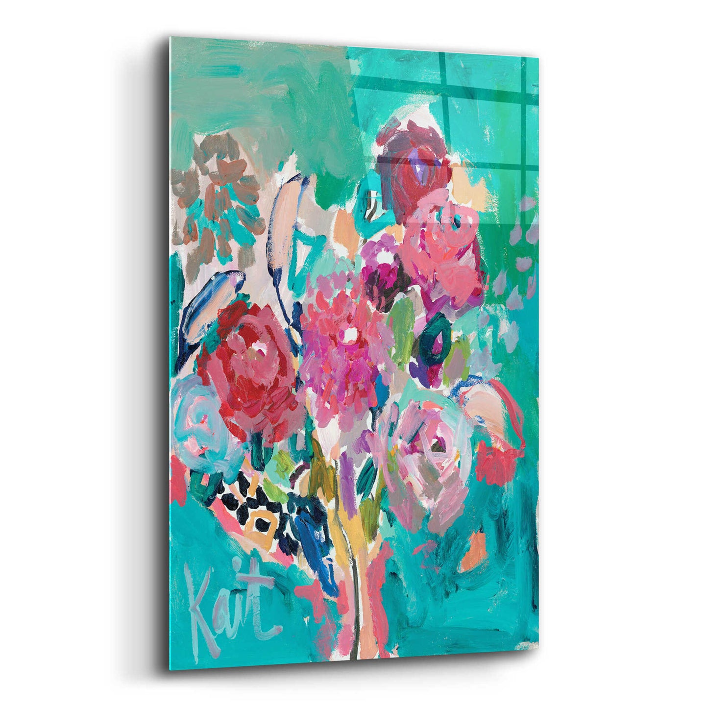 Epic Art 'Plant Beauty' by Kait Roberts, Acrylic Glass Wall Art,12x16