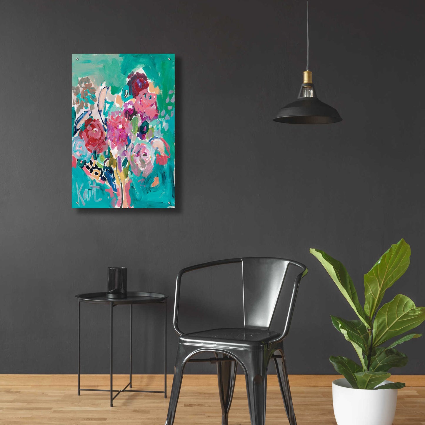 Epic Art 'Plant Beauty' by Kait Roberts, Acrylic Glass Wall Art,24x36